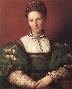 BRONZINO, Agnolo Portrait of a Lady in Green china oil painting reproduction